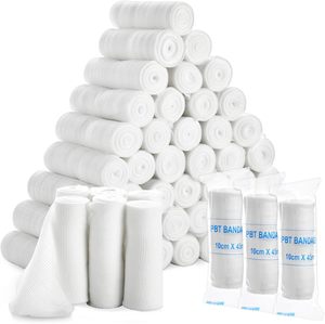 Rouleau de <span class=keywords><strong>bandage</strong></span> en gaze de coton, consommable médical chirurgical, emballé en sachet - Product Image 1