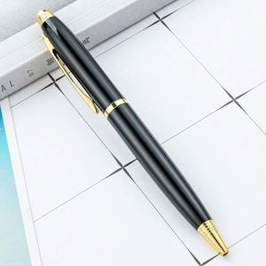 Wholesale 1.0Mm Metal Ballpoint With Custom Logo Twist-Action Black Business Hotel Promotional Gift <b>Pen</b> - Product Image 1