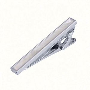 ของขวัญส่งเสริมการขายแบบกำหนดเอง ชุดกระดุมข้อมือและที่หนีบเนคไทเปลือกมุกคุณภาพสูง - Product Image 5