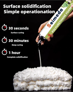 <span class=keywords><strong>Mousse</strong></span> isolante en spray de qualité en <span class=keywords><strong>mousse</strong></span> de polyuréthane chimique expansée ODM/OEM <span class=keywords><strong>pour</strong></span> les fenêtres, les portes et les cadres - Product Image 3