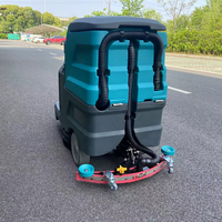 Nouvelle autolaveuse commerciale robuste à conducteur marchant à pied à prix abordable pour le nettoyage des supermarchés et des centres commerciaux