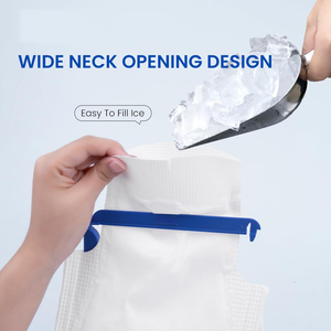 Özel boyut doldurulabilir buz torbaları sızdırmaz yumuşak kaplama hastane özel logo buz paketi tıbbi malzemeler - Product Image 4
