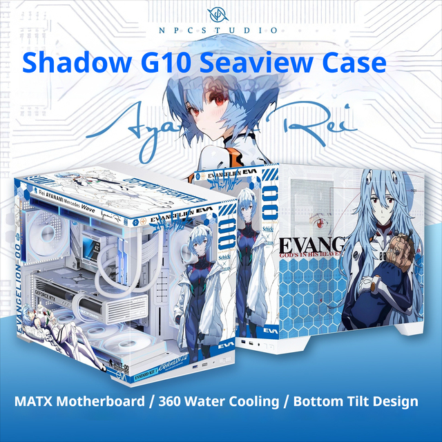 NPC G10 for Cases MATX Vertical Aluminum Alloy Gaming Desktop Case Gaming Computer Cases & Towers
