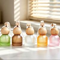 Diffuseur de parfum pour voiture de luxe, mini, portable, suspendu, en verre, scellé, sérigraphié, best-seller