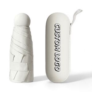 Paraguas de Bolsillo Plegable Pequeño con Logotipo Personalizado UV de Alta Calidad al por Mayor - Product Image 2