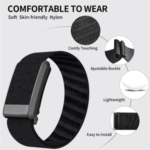 Pièces de rechange et accessoires Eraysun, bracelet en nylon de luxe à rayures pour poignet, bracelet de <span class=keywords><strong>montre</strong></span> pour Whoop 4.0 5.0 - Product Image 4