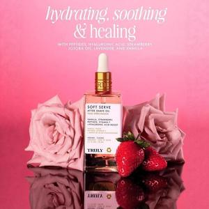 <span class=keywords><strong>Crème</strong></span> <span class=keywords><strong>après</strong></span>-<span class=keywords><strong>rasage</strong></span> Truly Glazed Mustache, parfum fraise, soin pour femmes, huile essentielle hydratante - Product Image 5