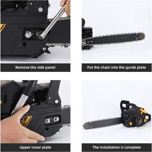 GSSHBR Chainsaw Chain 18 Inch 62 Drive Links 0.050 Gauge 3/<b>8</b> Pitch Replacement For Ryobi Kobalt <b>Echo</b> Wood Cutting - Product Image 3