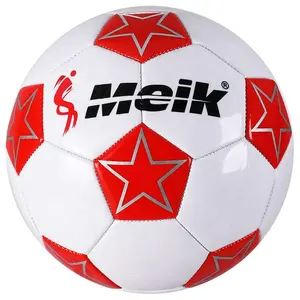 การออกแบบใหม่เครื่องฟุตบอลเย็บการฝึกอบรมลูกฟุตบอลขายส่งอย่างเป็นทางการขนาด 5 พิมพ์แบบกําหนดเอง