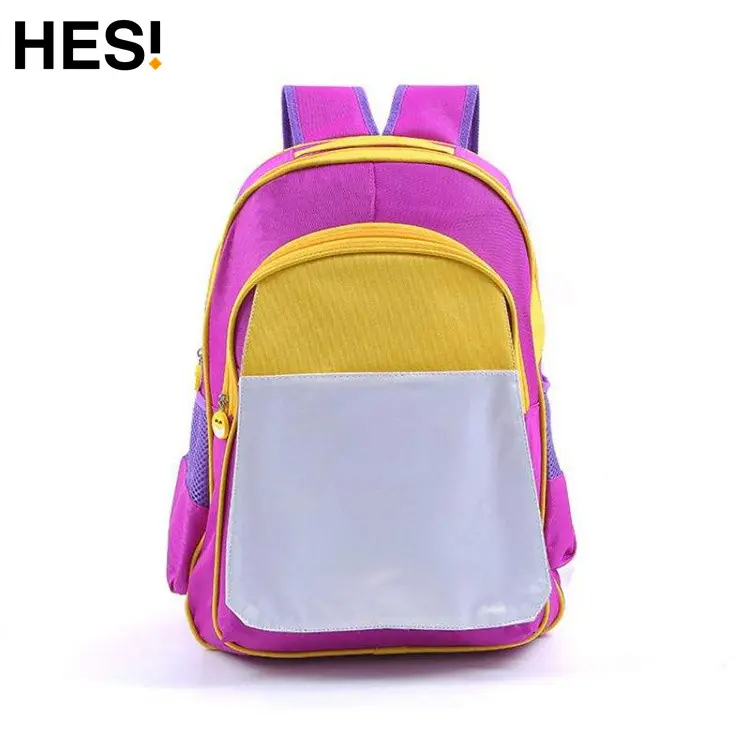 Sublimation Backpacks DIY Book Children Students Bags Kid School Bags for Boy Girl