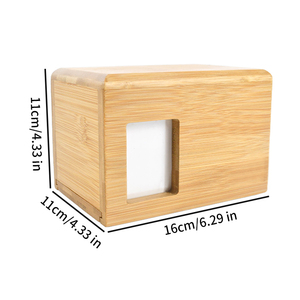 WDF Özelleştirilmiş Logolu Evcil Hayvan Külleri İçin Urnlar, Hayvanlar İçin Cinerary Tabut, Toptan Hayvanlar İçin Tabutlar ve Urnlar, Bambu Evcil Hayvan Urnları - Product Image 3