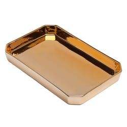 Bandeja de comida Rectangular de acero inoxidable, plato de plata dorada para servir arroz, elegantes bloques de cortar - Product Image 3