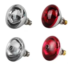 Lampu pemanas inframerah terapi cahaya merah bentuk R harga pabrik lampu panas R63 R80 R95 R125