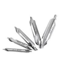 Foret de centrage HONGFENG M2 HSS à double extrémité, entièrement affûté, à rainures spirales, pour le positionnement et le perçage ponctuel, 0,5-6,0 mm