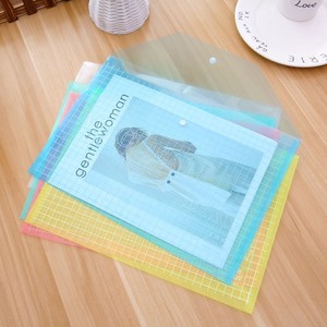 Kit d'informations sur les fournitures de bureau <span class=keywords><strong>A4</strong></span>, papeterie, classeur de rangement pour étudiants, vente en gros, pochette transparente en PVC à fermeture à pression, modèle 209 - Product Image 2