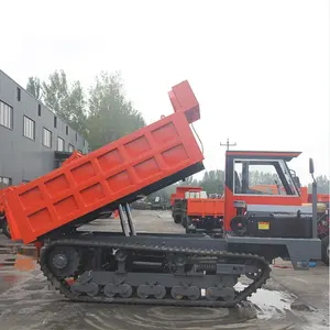 Nhà máy nóng bán max tải trọng 4000kg 6000kg cao su Crawler Dump xe tải cho sỏi