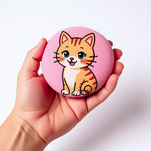 定制蓬松马口铁徽章动漫商品别针人物徽章柔软蓬松动漫运动别针按钮徽章马口铁圆形 - Product Image 6