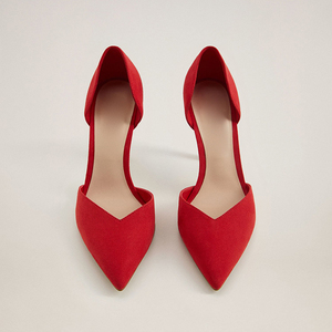 Elegante abito da banchetto damigella d'onore rosso Set <span class=keywords><strong>piedi</strong></span> scarpe di lusso da donna tacchi di alta qualità - Product Image 3