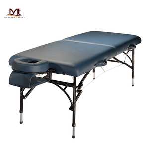 Karcalala Ulco — table de beauté portable, lit en métal, table de massage, en aluminium, 2 sections, bon marché - Product Image 1