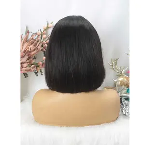 Natural Color Headband Wigs Silky Straight Human Hair Stretchy Wigs for Cancer Thinning Hair Loss Solutions