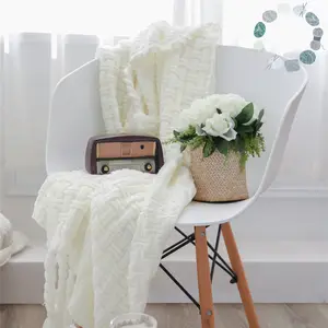 Amlm Chăn Ném Dệt Kim Acrylic Oeko-Tex Giường Và Sofa Mềm Mại Trang Trí Thoải Mái Phổ Biến Mùa Xuân Trẻ Em Em Trẻ Nhỏ Lông Mịn Mát Mẻ - Product Image 1