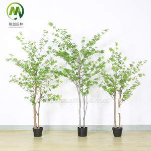 Arbres artificiels cloche japonaise toucher réel bonsaï fausses plantes avec <span class=keywords><strong>pot</strong></span> fournitures de jardin décoration pour la maison bureau - Product Image 2