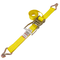 Sangle à cliquet robuste de 2 pouces, 5 tonnes, 10 m, sangle de fixation de cargaison, sangle en polyester, fabrication OEM personnalisée