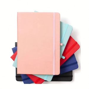 Vegan Leather <b>Cute</b> School Wholesale A4 Soft Cover Custom Journal Kraft PU Glue Binding <b>Notebook</b> - Product Image 2