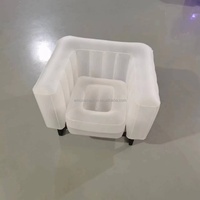 Canapé gonflable inclinable moderne et portable - Léger, pliable, étanche en TPU pour salon, usage extérieur, camping