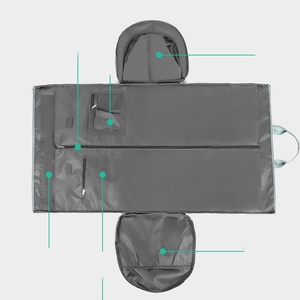 Sac à vêtements convertible pour hommes et femmes avec compartiment à chaussures Sac de voyage pour hommes Sac de voyage pour hommes - Product Image 5