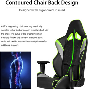 <span class=keywords><strong>Chaise</strong></span> de jeu ergonomique de haute qualité, bleue, parmi les <span class=keywords><strong>10</strong></span> chaises de jeu les plus confortables et économiques, <span class=keywords><strong>chaise</strong></span> de bureau pivotante et réglable en hauteur pour joueurs de PC et de course - Product Image 4