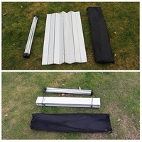 Table de camping pliable JSJM, mobilier d'extérieur moderne, en alliage d'aluminium, légère et portable
