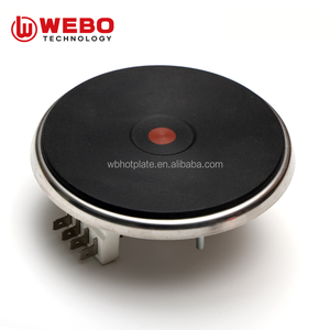 Appareil de cuisine <span class=keywords><strong>plaque</strong></span> chauffante ronde de comptoir portable <span class=keywords><strong>plaque</strong></span> chauffante électrique 600W 230V 110MM cuisinière infrarouge à brûleur unique - Product Image 1