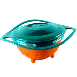 Nouveau <span class=keywords><strong>Bol</strong></span> Gyroscopique Magique pour Tout-Petits, Rotation à 360°, Anti-Éclaboussures et Anti-Déversement, pour l'Alimentation et les Collations - Product Image 3