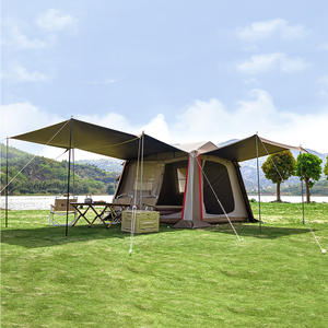 Mobi Garden 5.9 Blackout Edition One-Room Outdoor a montaggio rapido tenda da campeggio con baldacchino per <span class=keywords><strong>casa</strong></span> di montagna per le vacanze - Product Image 2