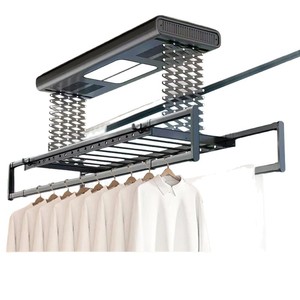 New smart remote control double light electric clothes drying rack with full function air drying and voice control - Product Image 5