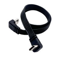 Cable de Extensión USB Tipo-C Angulado Multidireccional Personalizado, Cable Plano de Silicona para Transferencia de Datos y Carga Rápida