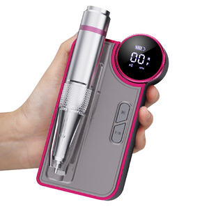 Polisseuse à <span class=keywords><strong>ongles</strong></span> portable haute vitesse 35000 tr/min - Machine professionnelle avec fiches USB/US/UK, limes à carbure robustes pour <span class=keywords><strong>manucure</strong></span> - Product Image 6