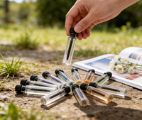 Coffret Cadeau Mini Parfums Écologiques – Flacons en Verre, Longue Durée, Échantillons Vaporisateurs, OEM, Marque Privée, Boîte de Luxe, Portable