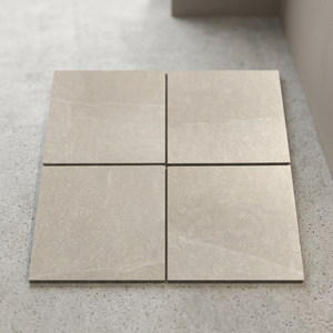 Prix usine R11 Rectifié 600x600mm Porcelaine Heavy Duty Extérieur Carrelage Sable Pierre Beige pour Commercial - Product Image 1
