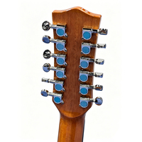 Surpass Music Classic 12 Strings Gloss Wooden Guitar Fine Workmanship Spruce Sapele Acoustic Electric Folk Instrument