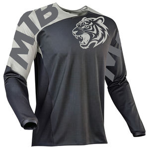 FOXFTA -<span class=keywords><strong>MTB</strong></span> 1 2026 Maillot de Ciclismo Personalizado Nuevo Estilo Estampado para Hombre Manga Larga <span class=keywords><strong>MTB</strong></span> Downhill 160g Poliéster Secado Rápido - Product Image 3