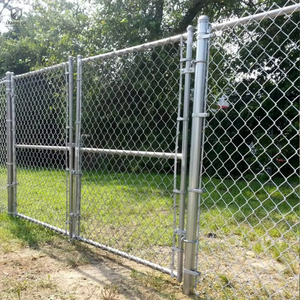 Rouleau de clôture en treillis métallique revêtu de PVC / galvanisé à chaud |   <span class=keywords><strong>Maille</strong></span> diamantée <span class=keywords><strong>50x50</strong></span> / 60x60 mm |   Clôture de sécurité résidentielle et industrielle - Product Image 5