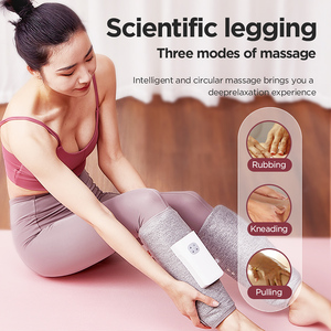 Masseur de jambes sans fil à <span class=keywords><strong>compression</strong></span> d'air avec chaleur et <span class=keywords><strong>compression</strong></span>, masseurs de mollets pour la circulation - Product Image 4