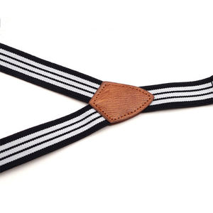 Vente en gros de <span class=keywords><strong>porte</strong></span>-jarretelles à rayures pour enfants avec 4 clips pour pantalons masculins et féminins - Product Image 4