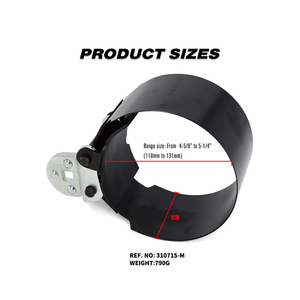 Outil de démontage de voiture Clé à filtre à huile pour filtres à huile de 4-5/8 \ "à 5-1/4 \" Outil de démontage efficace du filtre - Product Image 2