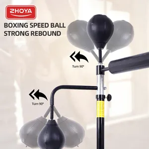 Sacco da boxe da boxe rotante autoportante da allenamento multifunzionale Fitnedd di vendita caldo con speed ball