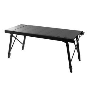 Mesa Plegable de Aleación de Aluminio para Exteriores, Rectangular, Extensible, Portátil, Ajustable en Altura, para Camping, Barbacoa y Viajes - Product Image 1