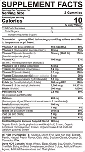 Multivitamine gummies met alg, calcium, ijzer, foliumzuur, biotine en vitaminen voor vrouwen - Product Image 2
