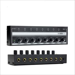 Amplificateur de casque <span class=keywords><strong>compact</strong></span> HA800, amplificateur de monitoring pour écouteurs, contrôleur de volume stéréo à huit canaux - Product Image 1